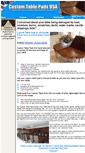 Mobile Screenshot of customtablepadsusa.com