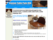 Tablet Screenshot of customtablepadsusa.com